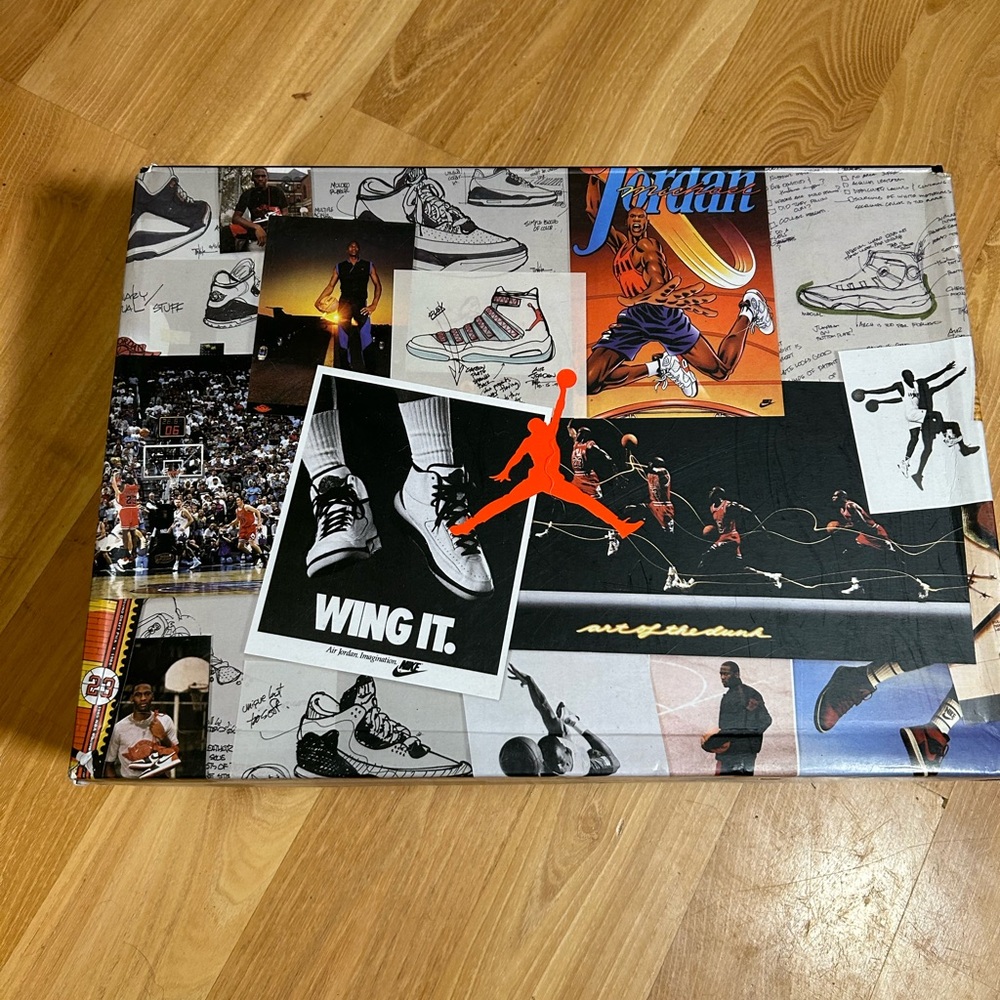 Jordan Collage Shoe Box